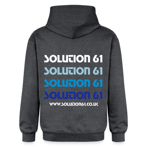 Gildan Unisex  Midweight Hoodie - dark heather grey